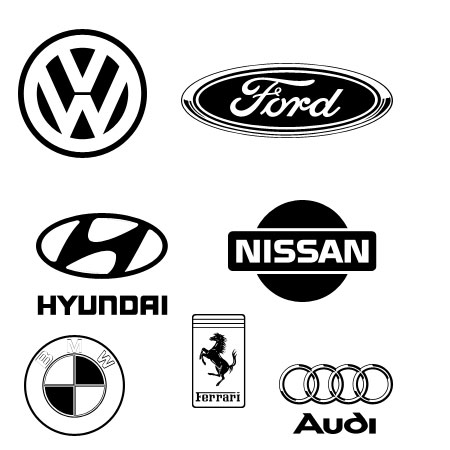 Фигуры для фотошопа - Логотипы автомобилей