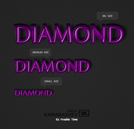 Стиль для фотошоп - Diamond