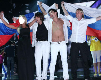 Шаблон для фото - Евровидение 2008