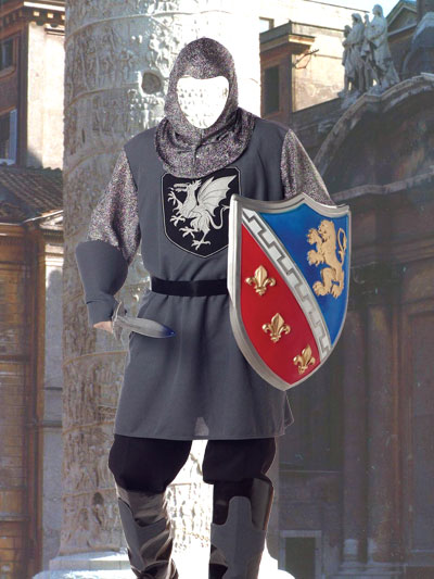 Шаблон для фото - Средневековый рыцарь