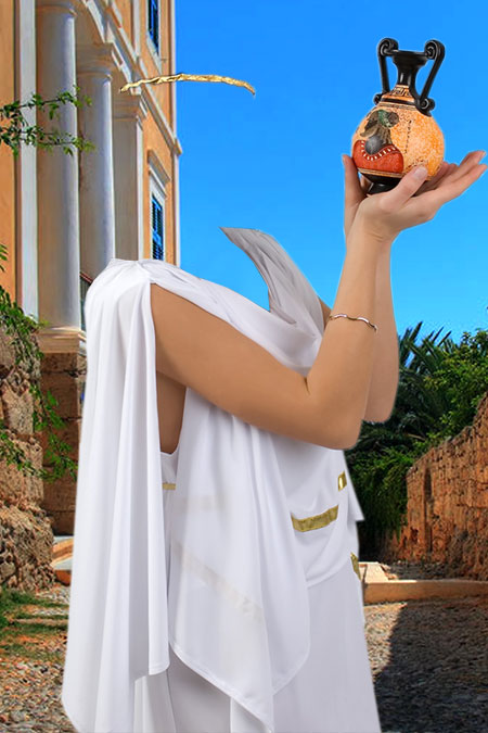 Шаблон для фото - Греческая богиня Венера.