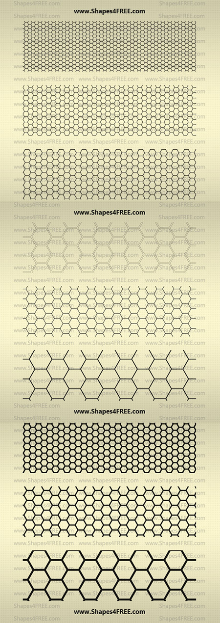 Фоны для фотошопа - Hexagon
