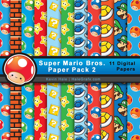 Фоны для фотошопа - Супер Марио 2
