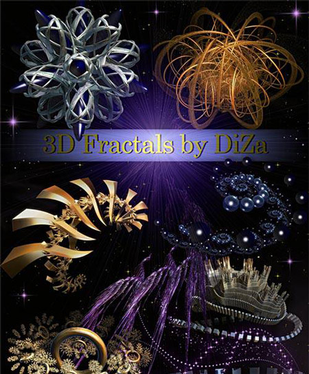 Фоны для фотошопа - 3D Фракталы