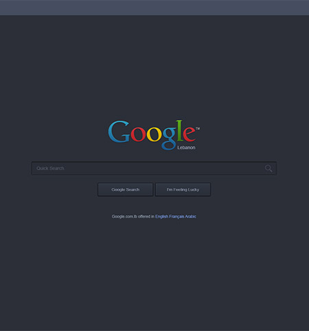 Web-дизайн - Интерфейс Google