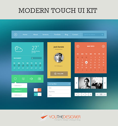 Web-дизайн - Веб-элементы Modern