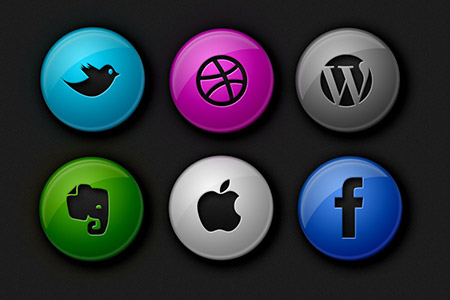 Web-дизайн - Круглые кнопки