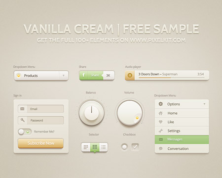 Web-дизайн - Веб-элементы Vanilla