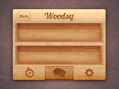 Web-дизайн - Дерево Wood UI