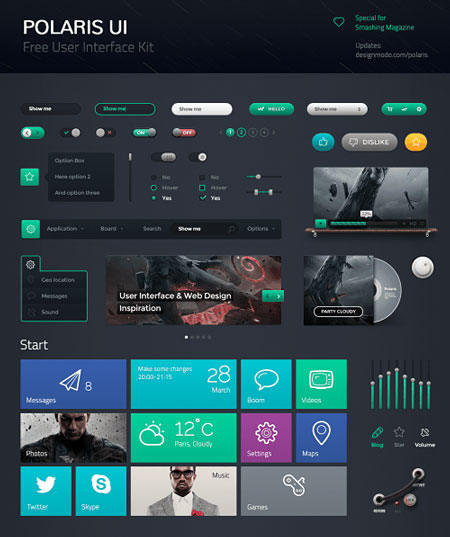 Web-дизайн - Веб-элементы Polaris UI Kit