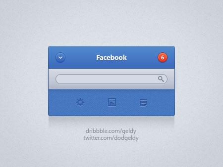 Web-дизайн - Facebook UI
