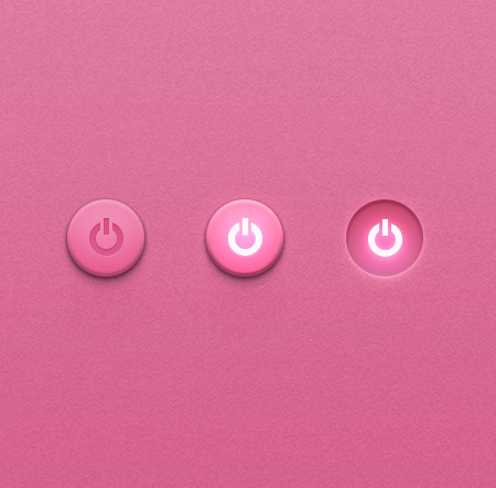 Web-дизайн - Кнопки Pink