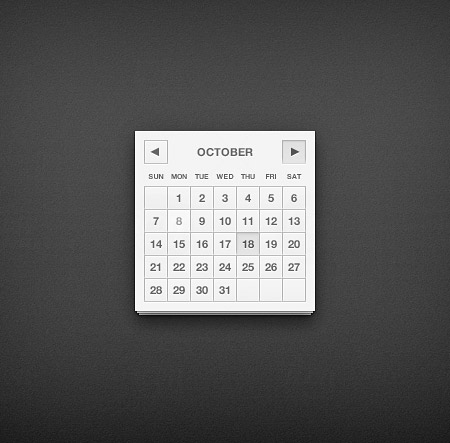 Web-дизайн - Календарь