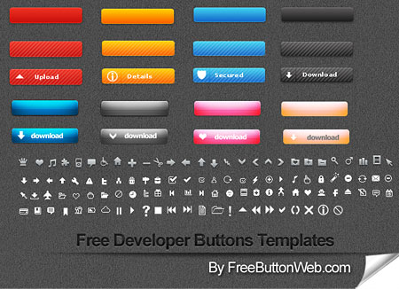 Web-дизайн - Шаблоны для кнопок