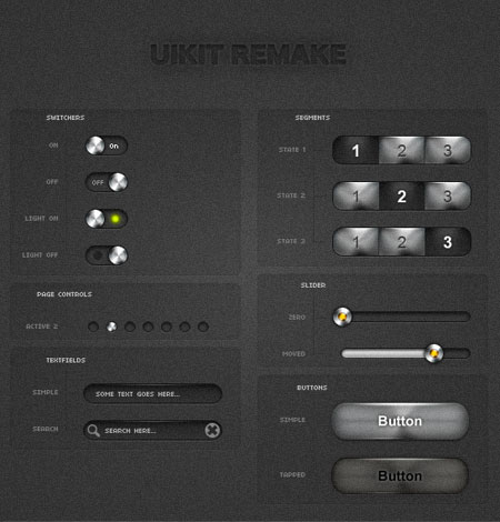 Web-дизайн - Веб-элементы iPhone UI