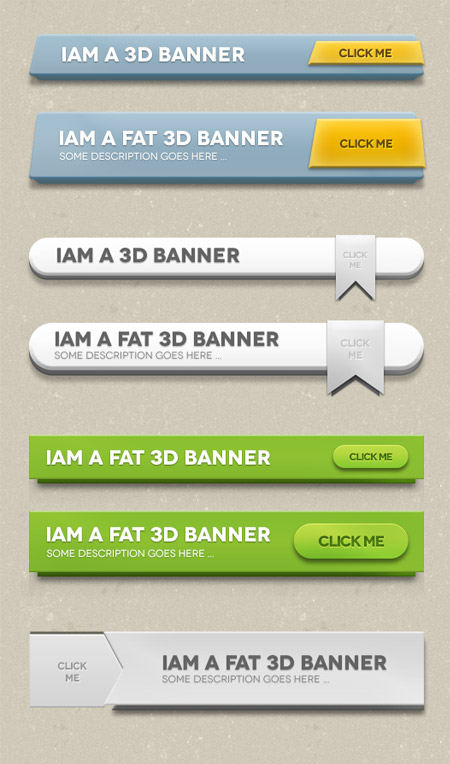 Web-дизайн - 3D Баннеры