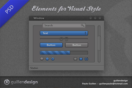 Web-дизайн -  Веб-элементы Visual Style