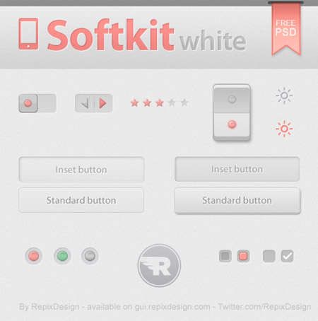 Web-дизайн -  Элементы (Soft Kit)