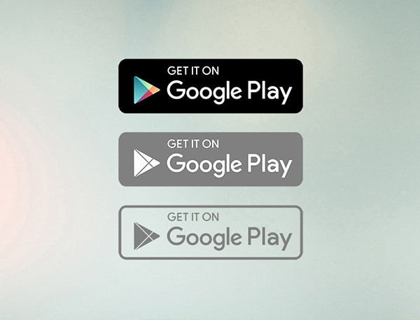 Web дизайн - Кнопки Google Play