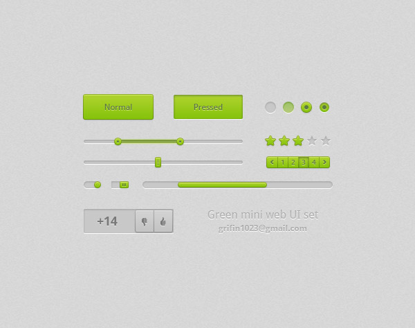 Web-дизайн - Веб-элементы Green