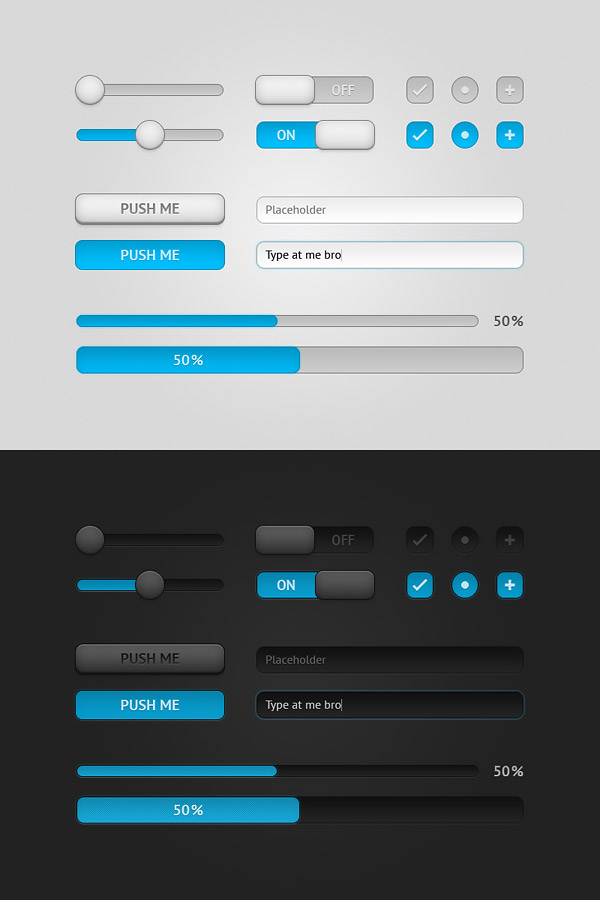  Web-дизайн - Веб-элементы (UI Kit)