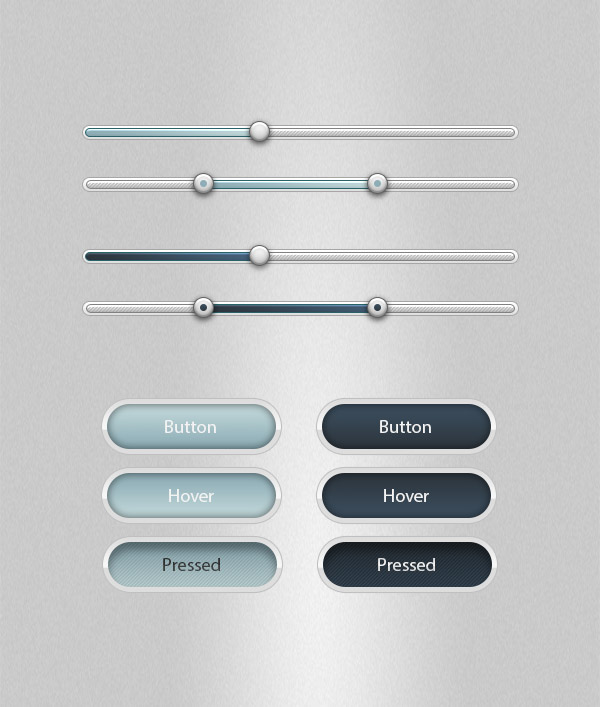 Web-дизайн - Кнопки и слайдеры