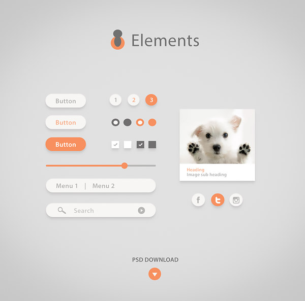 Web-дизайн - Веб-элементы UI Kit